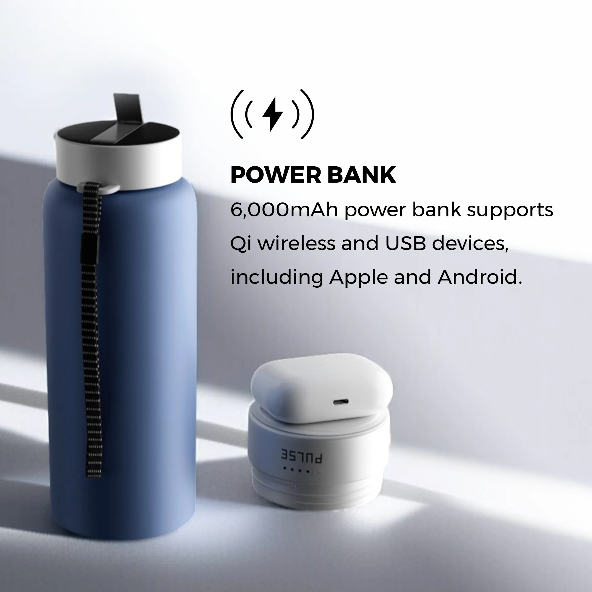 Duo Pack - HydroPower Insulated Wireless Charging Bottles - Image 55