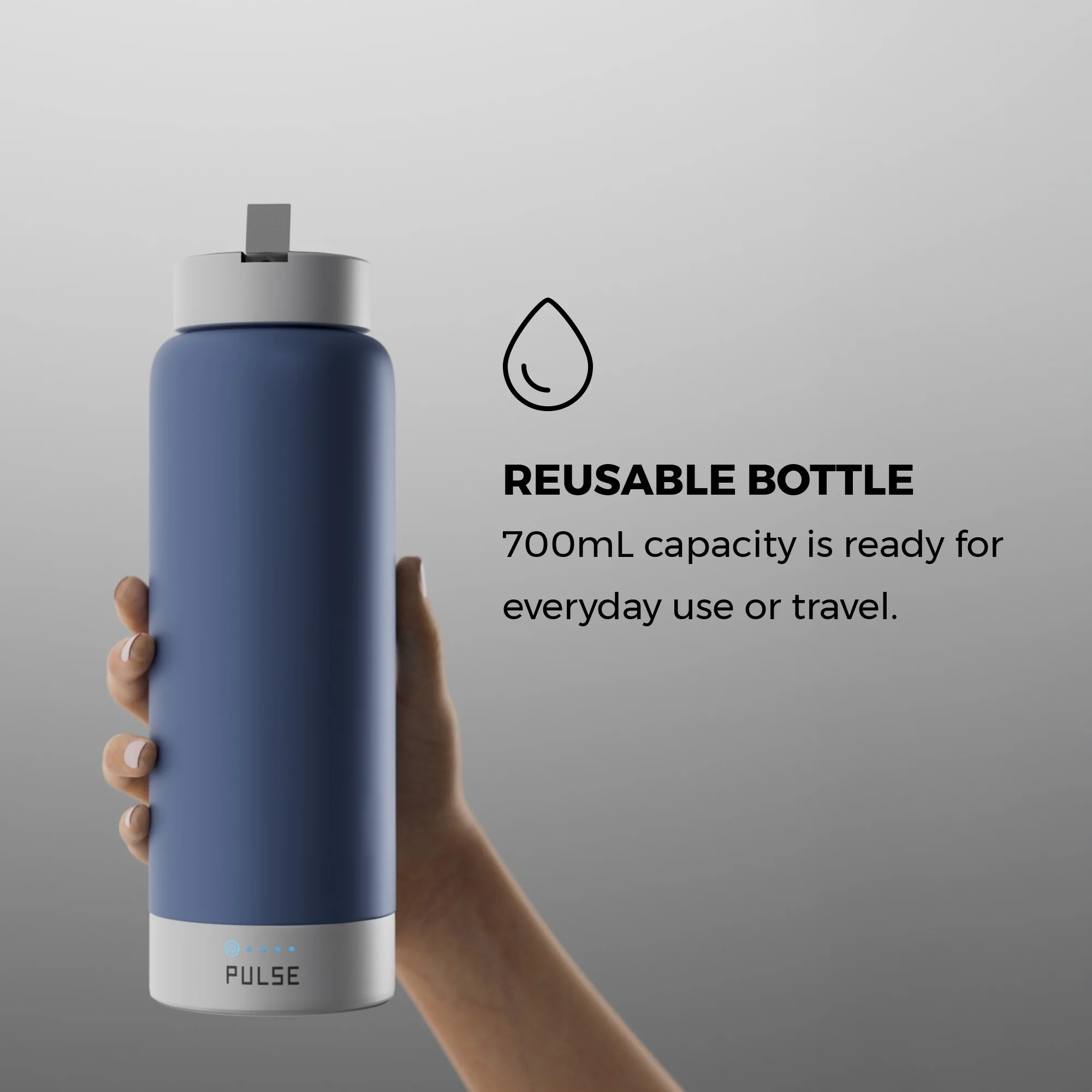 Duo Pack - HydroPower Insulated Wireless Charging Bottles - Image 57