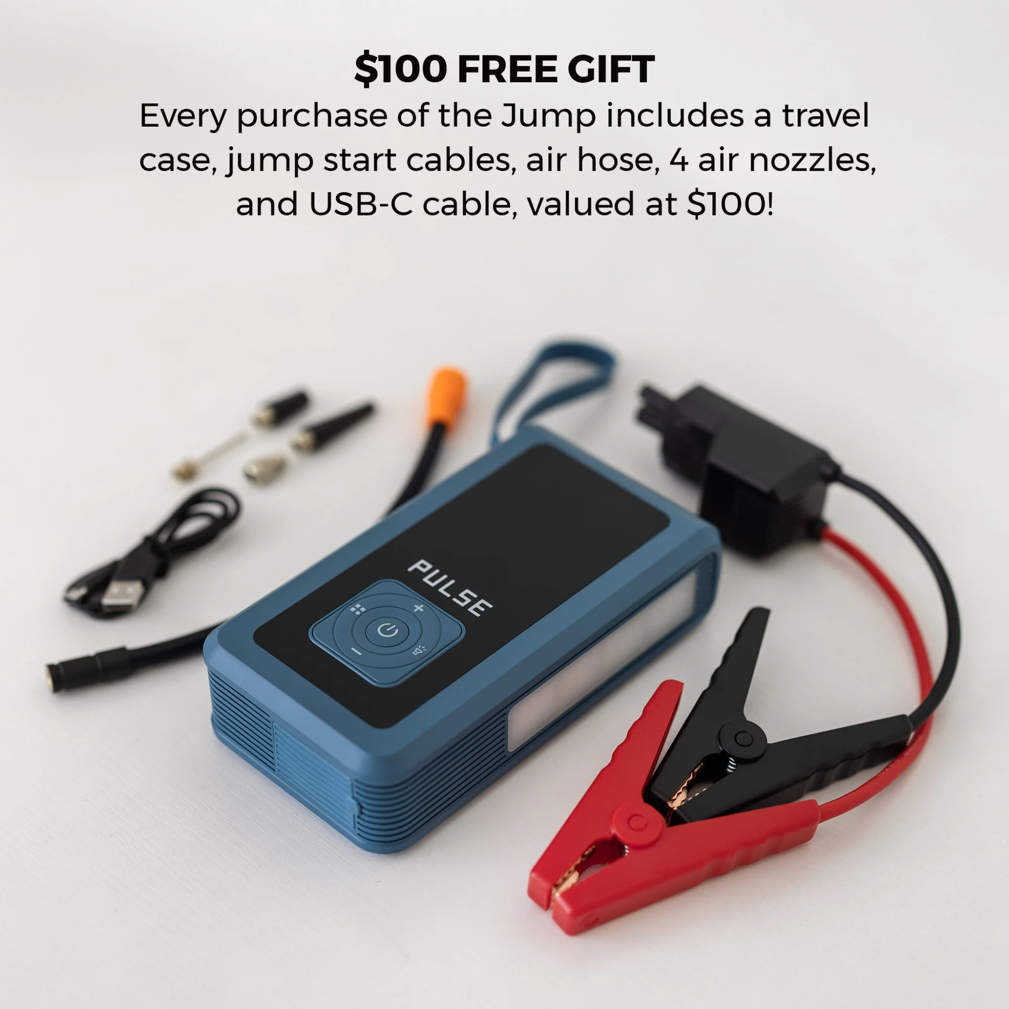 Duo Pack - Jump Portable Car Jump Starter with Air Compressor - Image 14