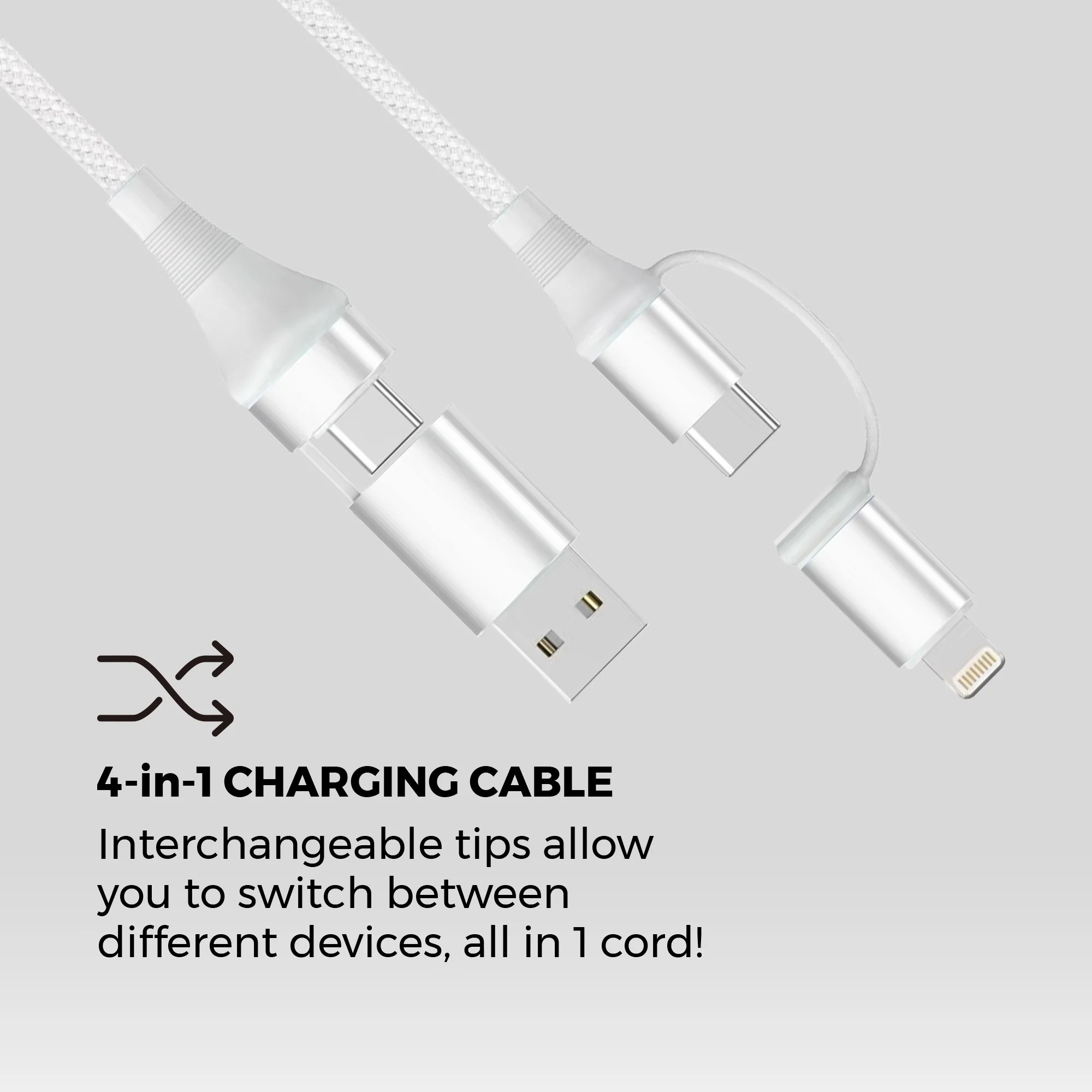 Family Pack - 4-in-1 Universal Fast Charging Cables - Image 14