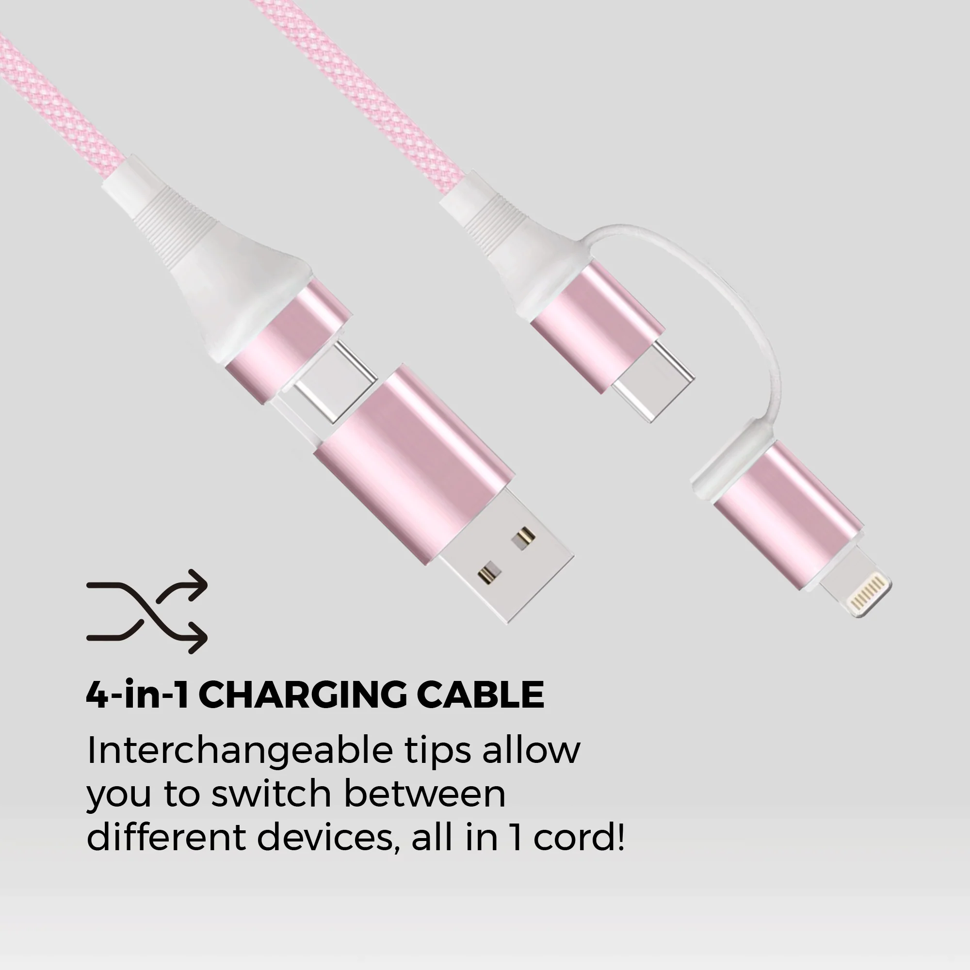 Family Pack - 4-in-1 Universal Fast Charging Cables - Image 3