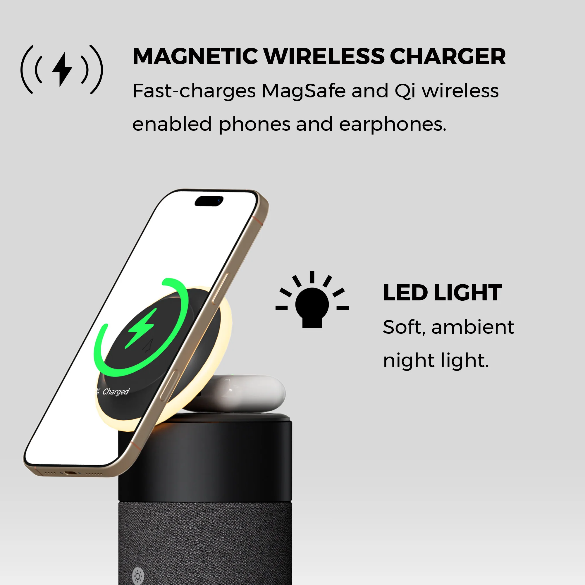 Halo Bluetooth Charging Speaker - Image 17