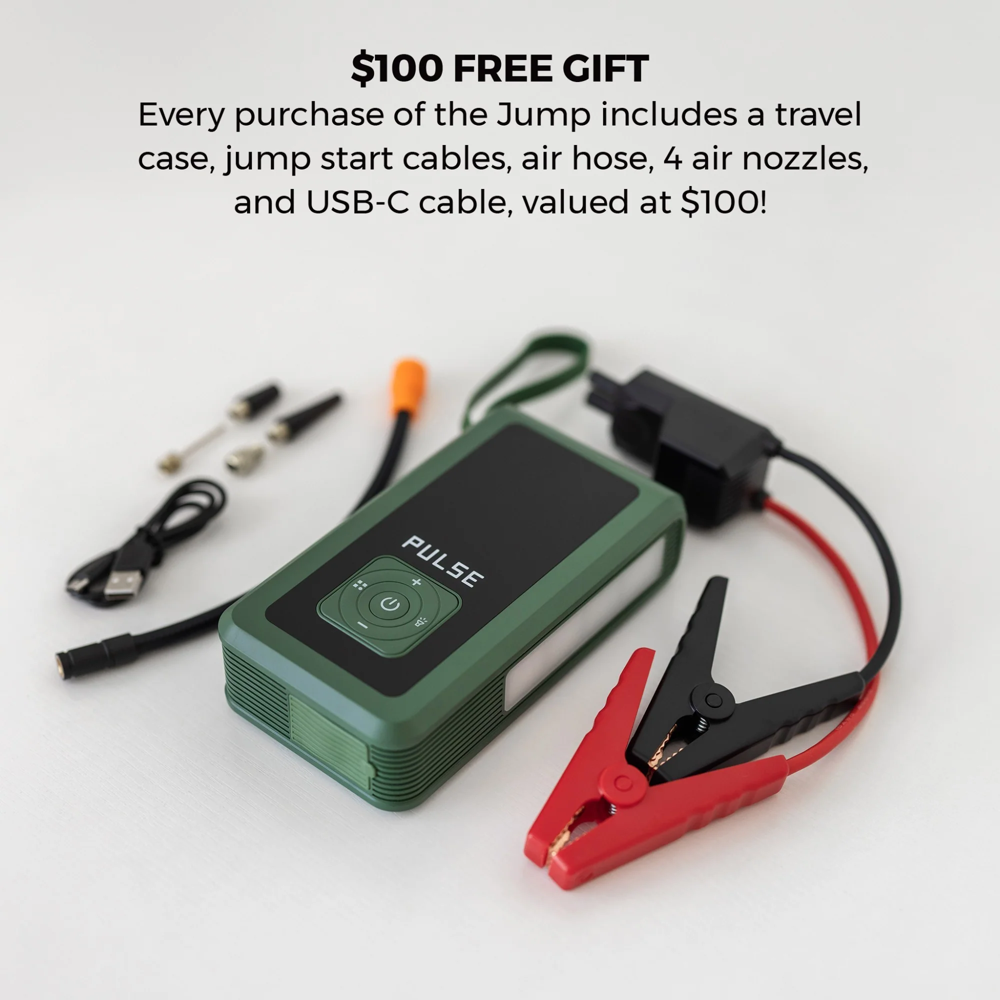 Jump Portable Car Jump Starter with Air Compressor - Image 14