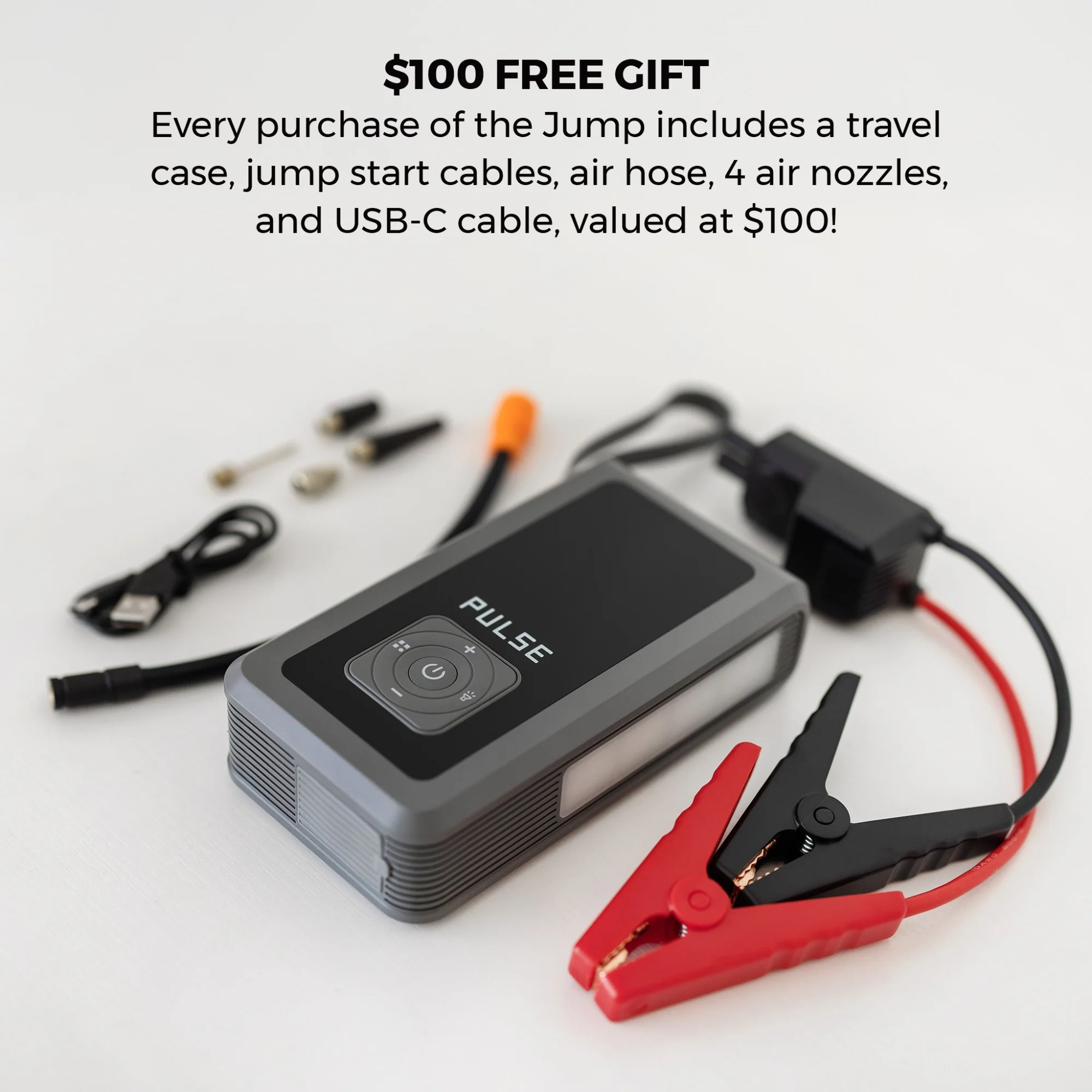 Jump Portable Car Jump Starter with Air Compressor - Image 23