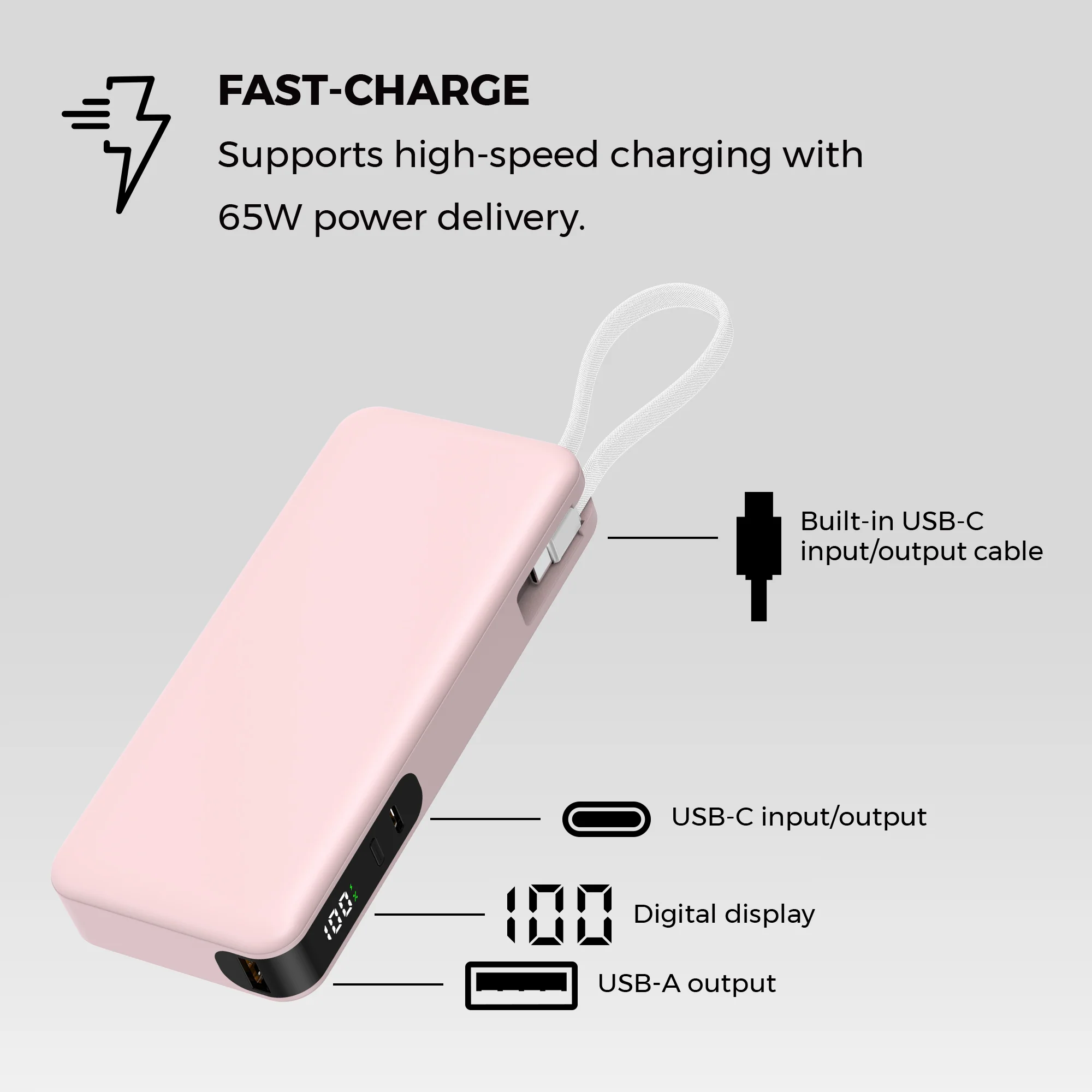 Lightning 20,000mAh Power Bank - Image 4