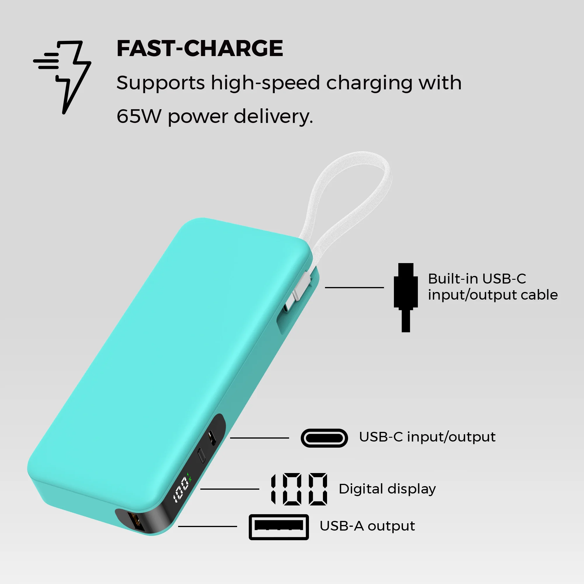 Lightning 20,000mAh Power Bank - Image 44