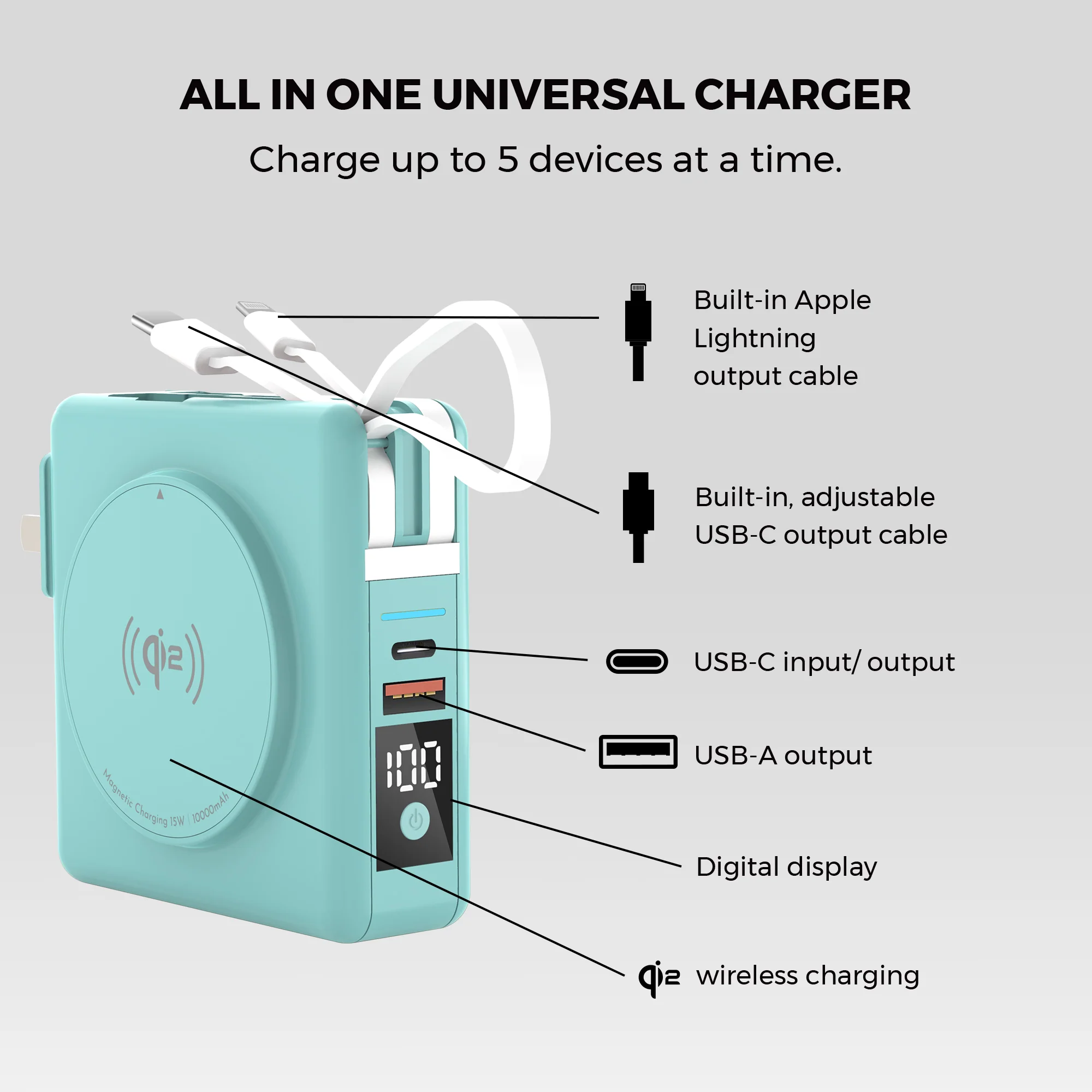 Universe 5-in-1 Power Bank & Charger - Image 28